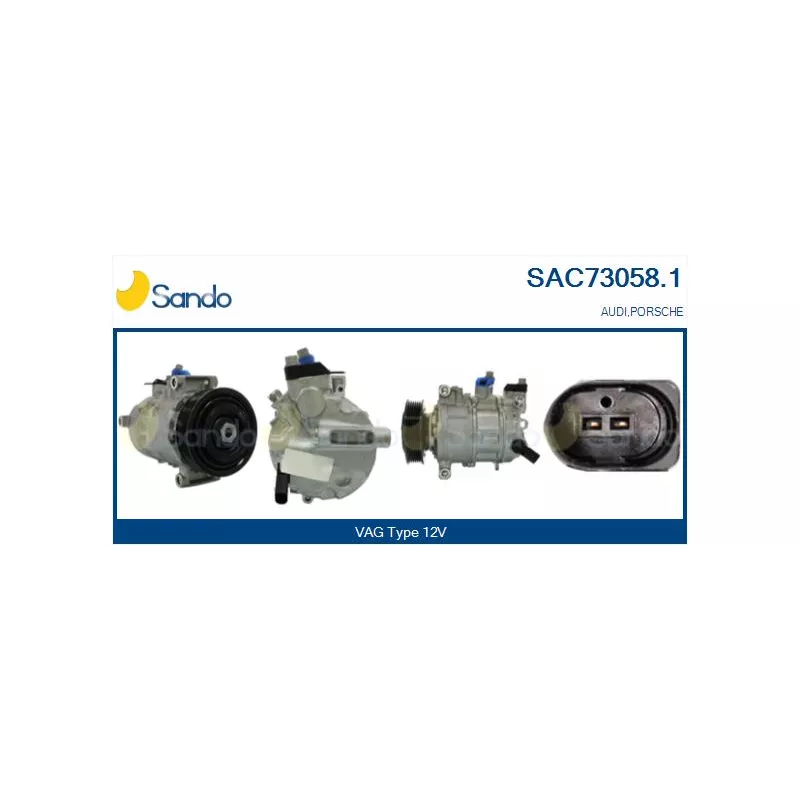 Compresseur, climatisation SANDO SAC73058.1