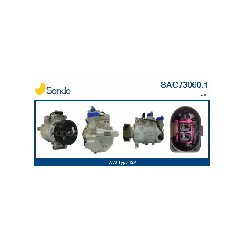 Compresseur, climatisation SANDO SAC73060.1