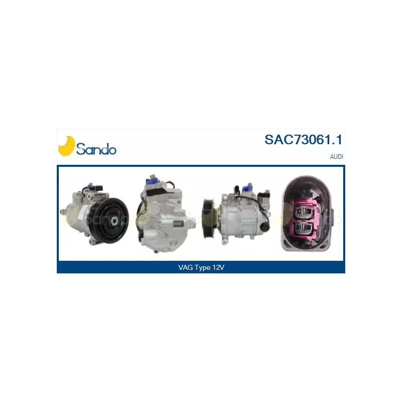 Compresseur, climatisation SANDO SAC73061.1