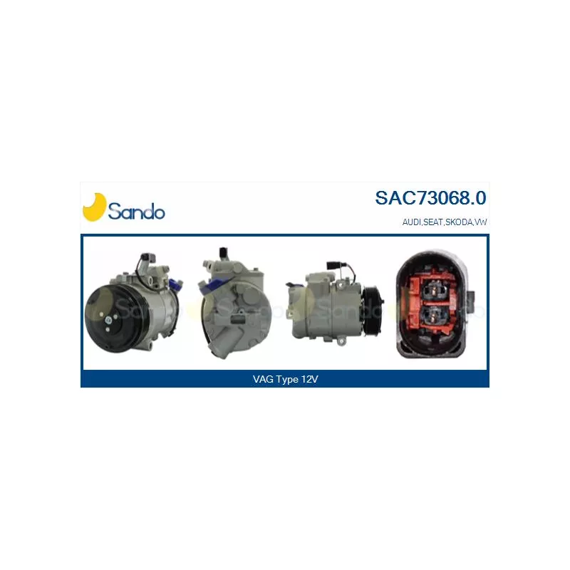 Compresseur, climatisation SANDO SAC73068.0