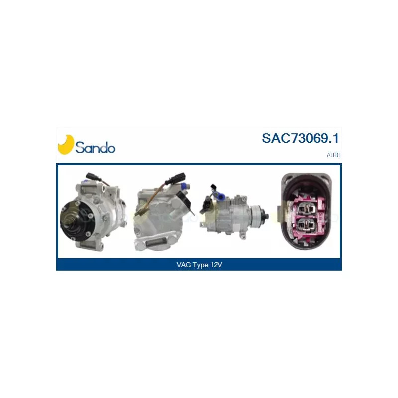 Compresseur, climatisation SANDO SAC73069.1