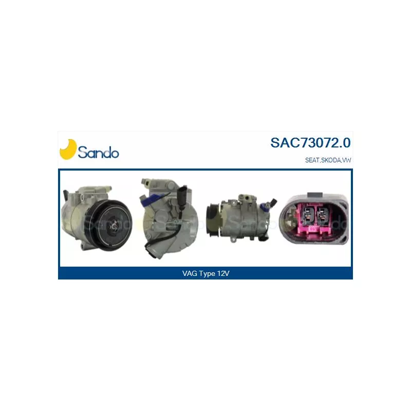 Compresseur, climatisation SANDO SAC73072.0