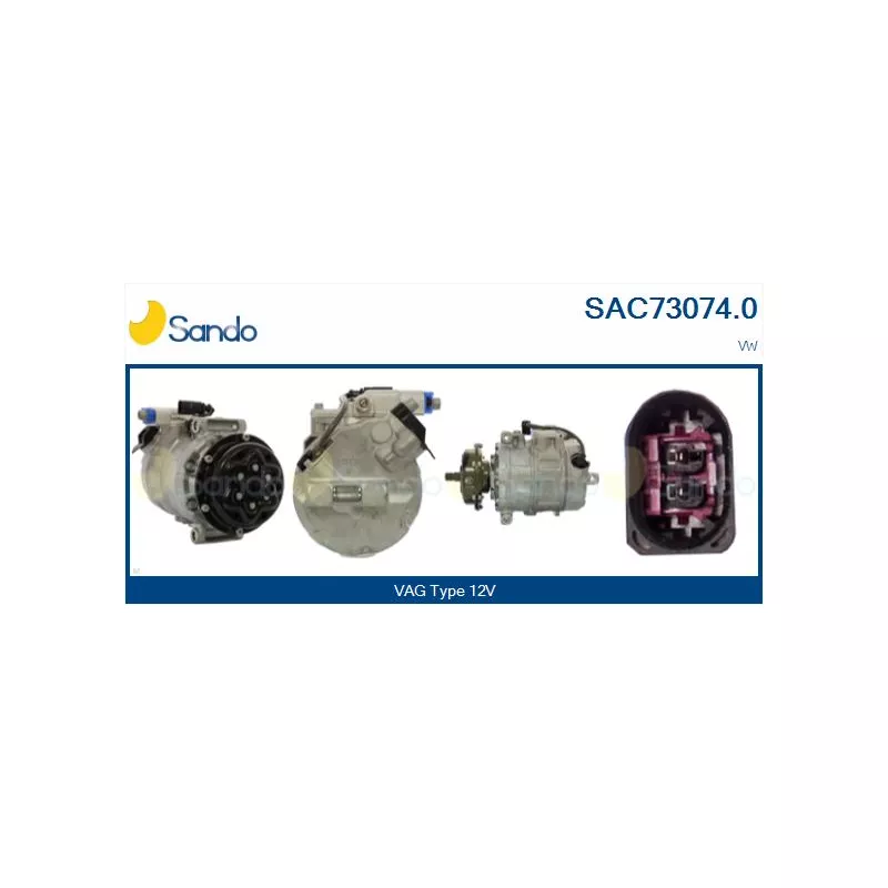 Compresseur, climatisation SANDO SAC73074.0