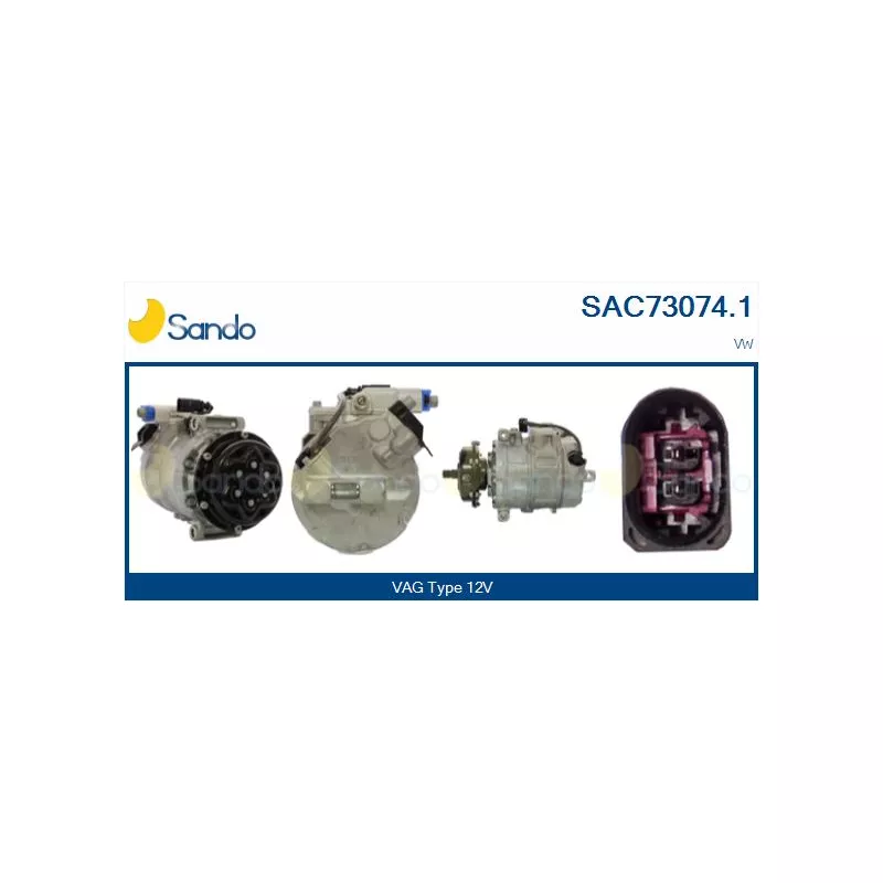 Compresseur, climatisation SANDO SAC73074.1