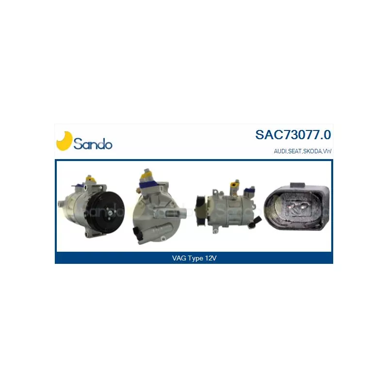 Compresseur, climatisation SANDO SAC73077.0