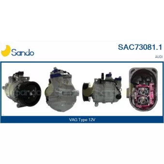 Compresseur, climatisation SANDO SAC73081.1