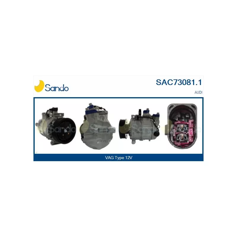 Compresseur, climatisation SANDO SAC73081.1