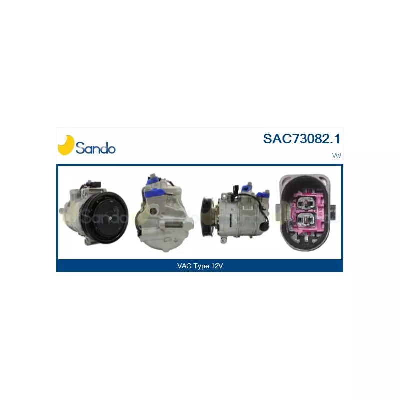 Compresseur, climatisation SANDO SAC73082.1