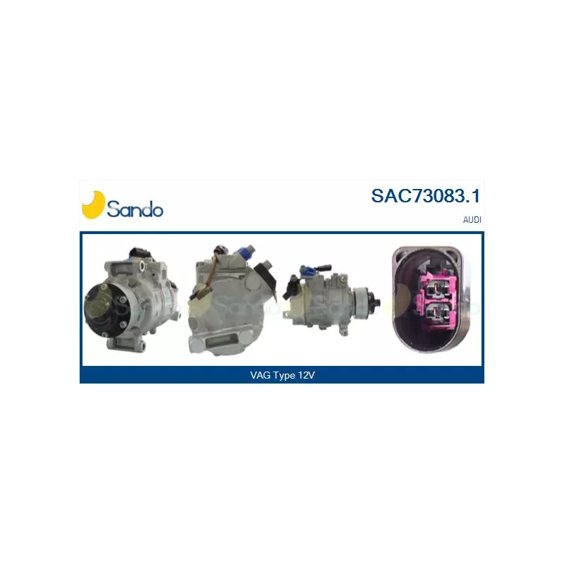 Compresseur, climatisation SANDO SAC73083.1