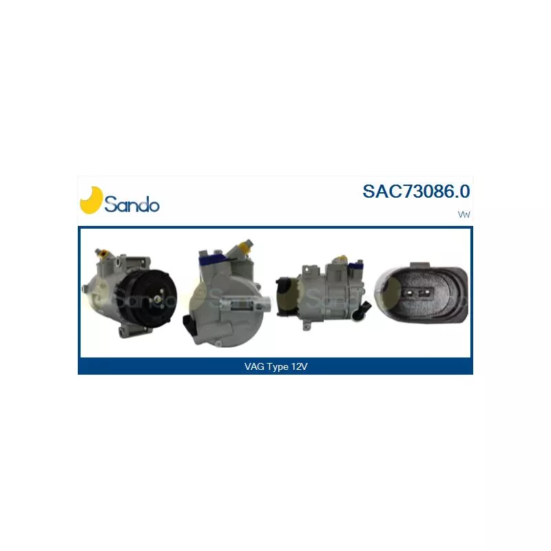 Compresseur, climatisation SANDO SAC73086.0
