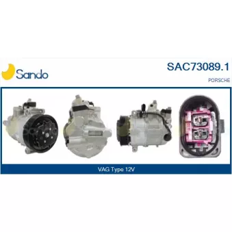 Compresseur, climatisation SANDO SAC73089.1