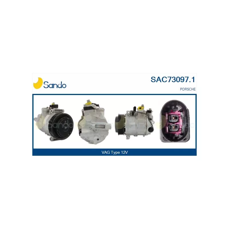 Compresseur, climatisation SANDO SAC73097.1