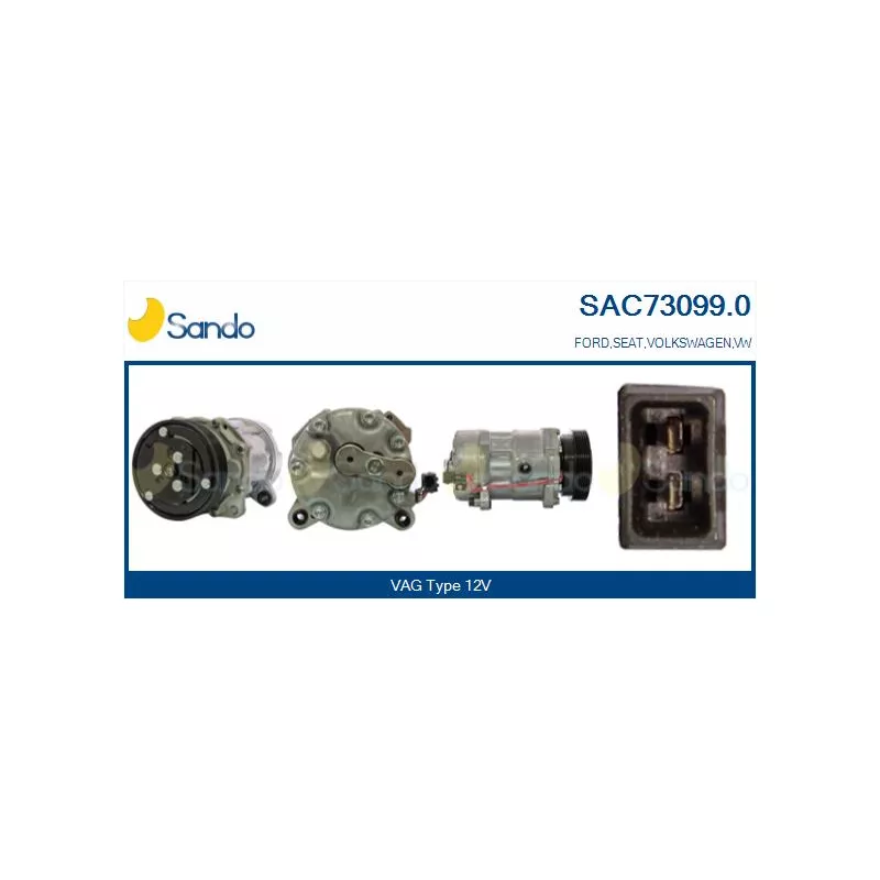 Compresseur, climatisation SANDO SAC73099.0