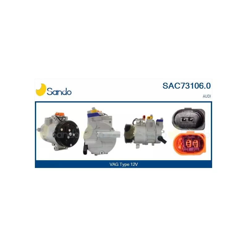Compresseur, climatisation SANDO SAC73106.0