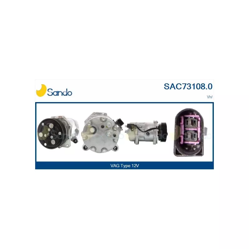 Compresseur, climatisation SANDO SAC73108.0