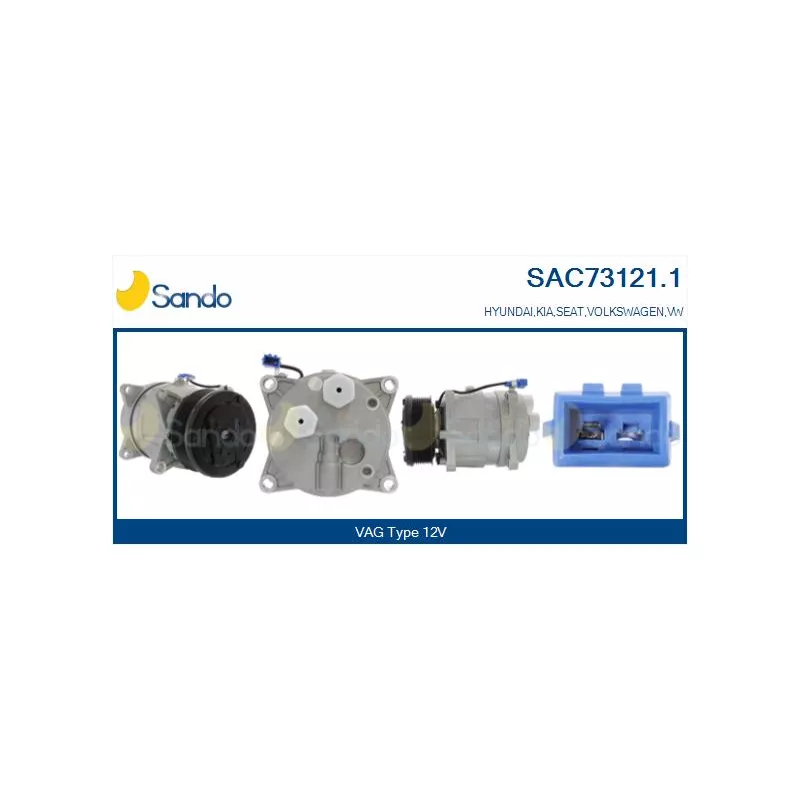 Compresseur, climatisation SANDO SAC73121.1