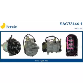 Compresseur, climatisation SANDO SAC73144.1