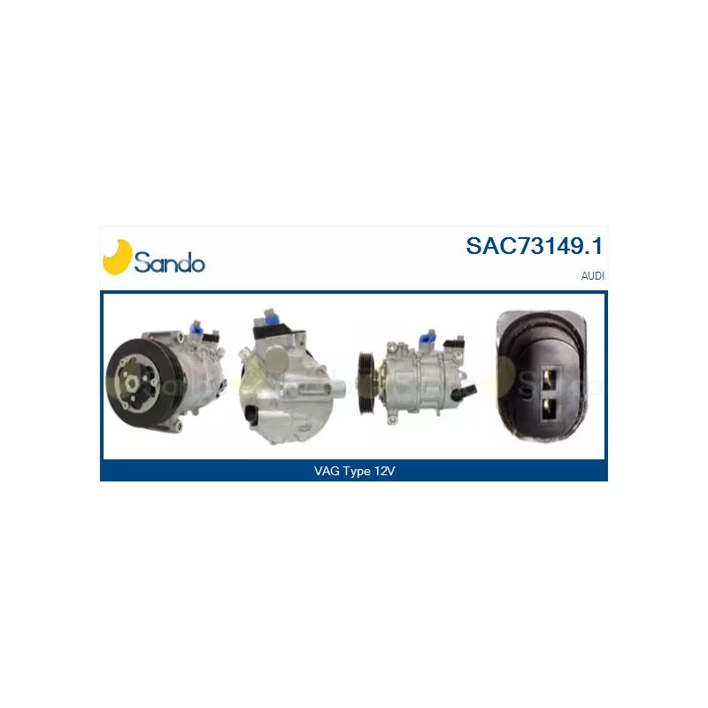 Compresseur, climatisation SANDO SAC73149.1