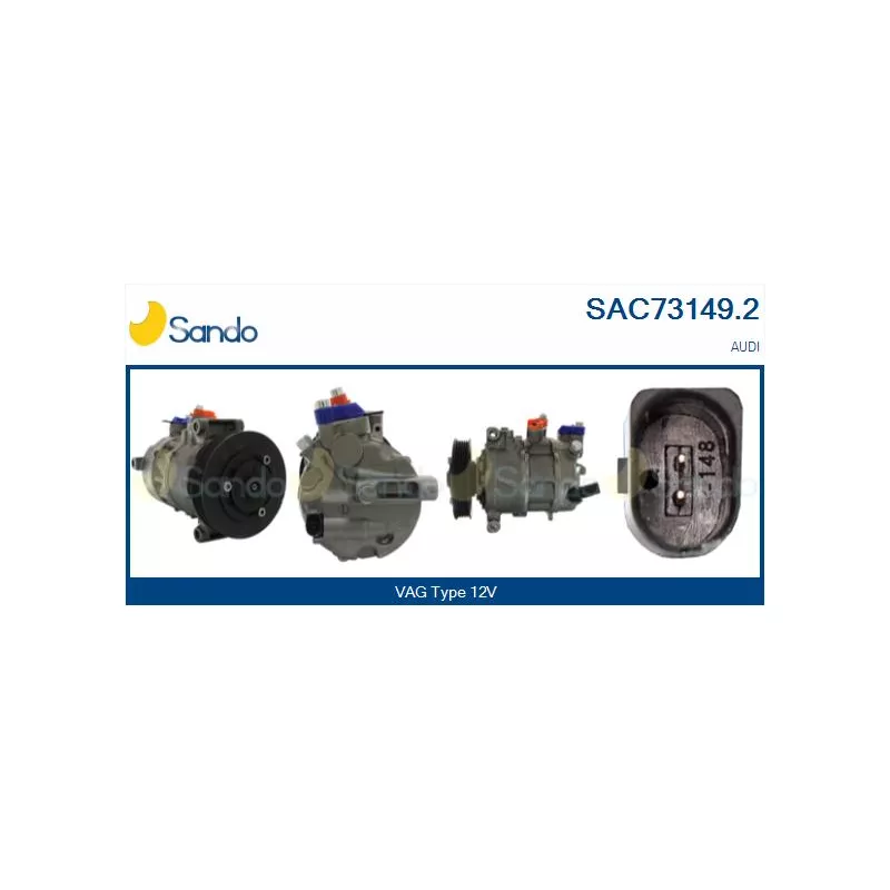 Compresseur, climatisation SANDO SAC73149.2