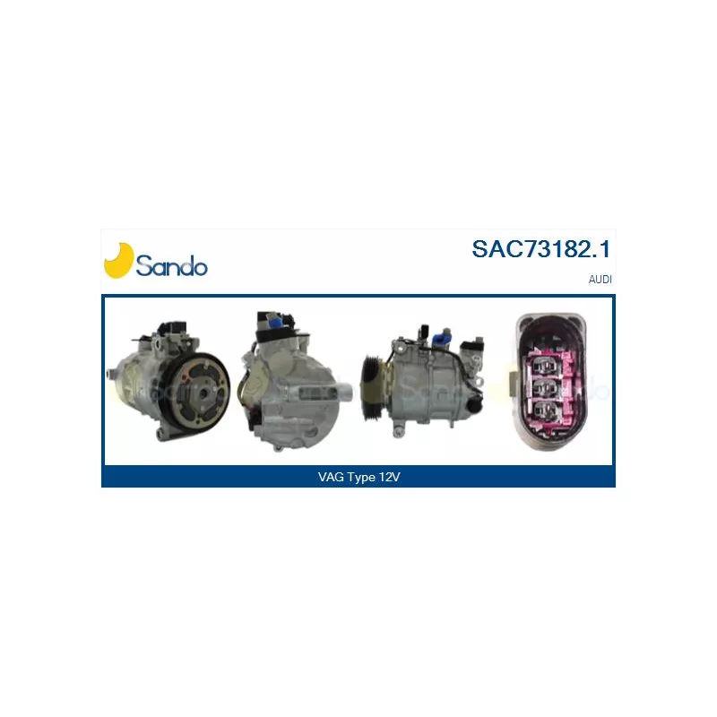 Compresseur, climatisation SANDO SAC73182.1