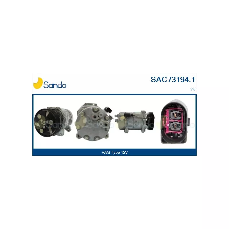 Compresseur, climatisation SANDO SAC73194.1