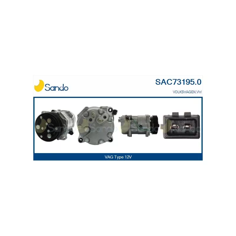 Compresseur, climatisation SANDO SAC73195.0