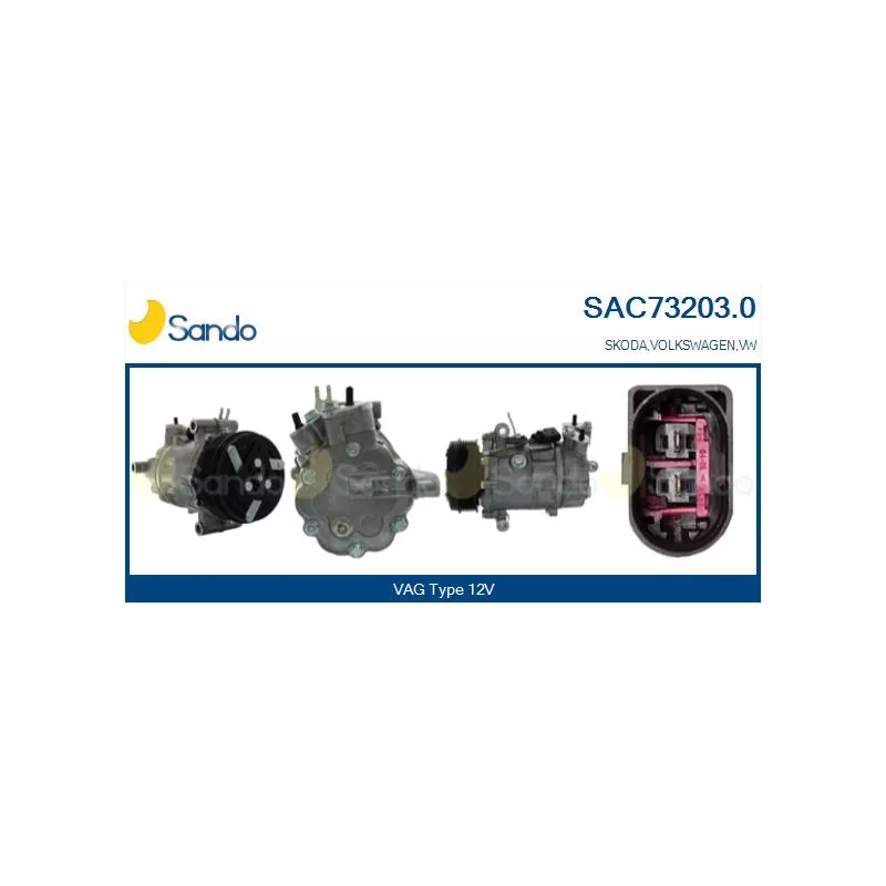 Compresseur, climatisation SANDO SAC73203.0