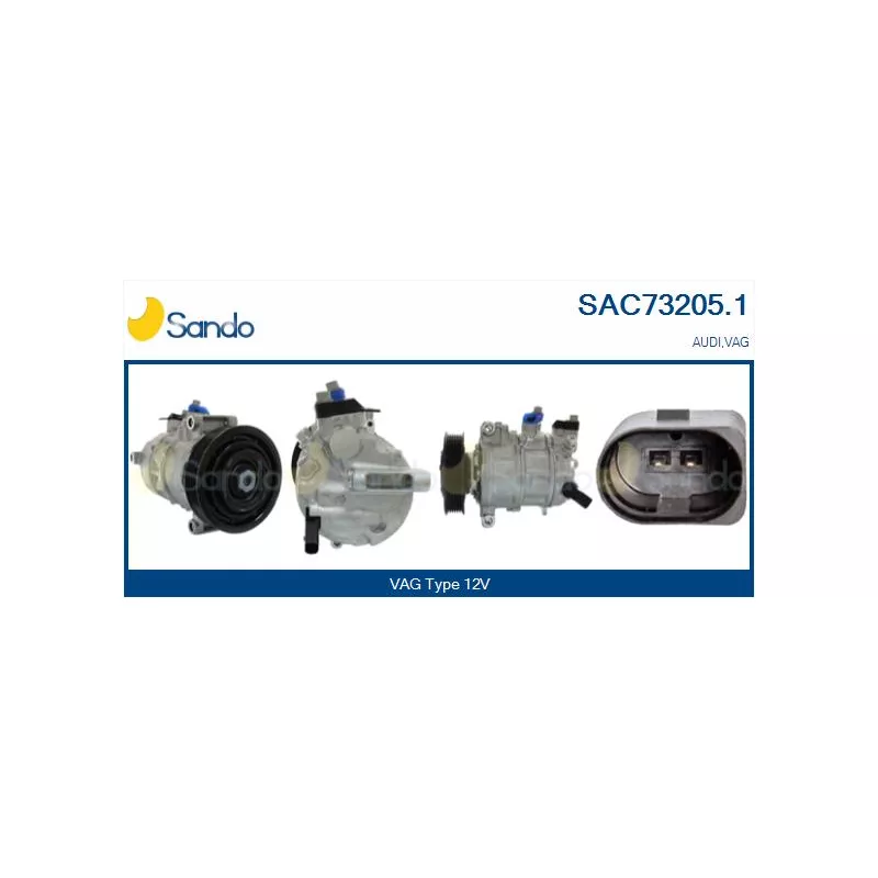 Compresseur, climatisation SANDO SAC73205.1