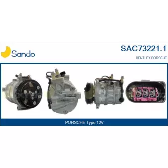 Compresseur, climatisation SANDO SAC73221.1