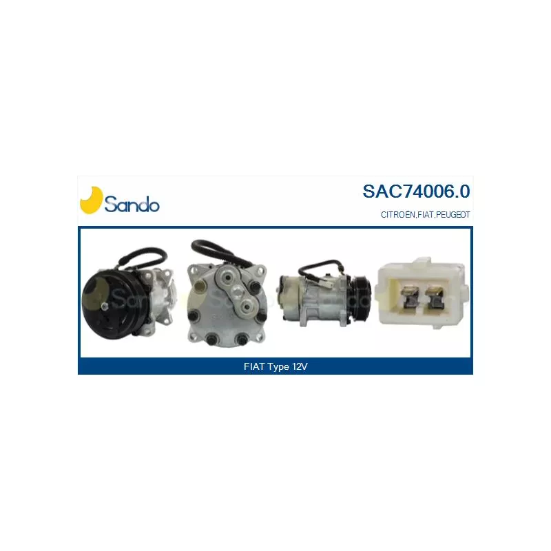 Compresseur, climatisation SANDO SAC74006.0