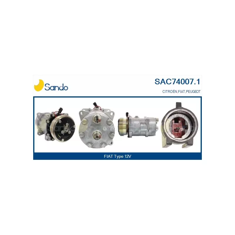 Compresseur, climatisation SANDO SAC74007.1
