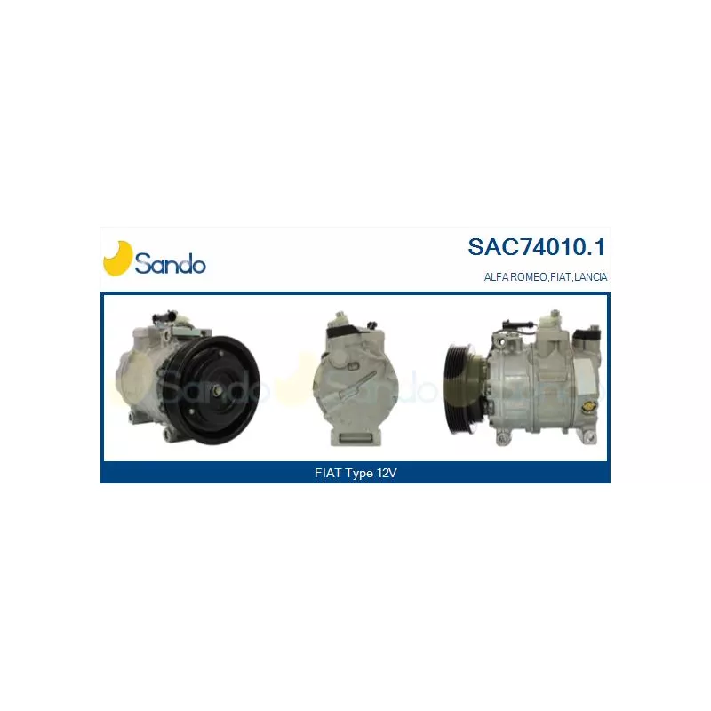 Compresseur, climatisation SANDO SAC74010.1