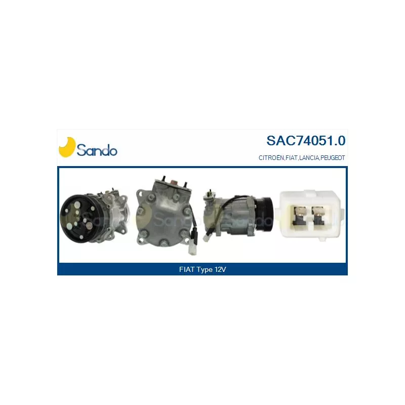 Compresseur, climatisation SANDO SAC74051.0