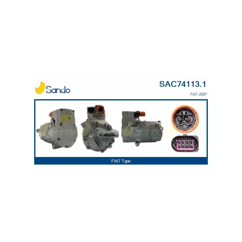 Compresseur, climatisation SANDO SAC74113.1