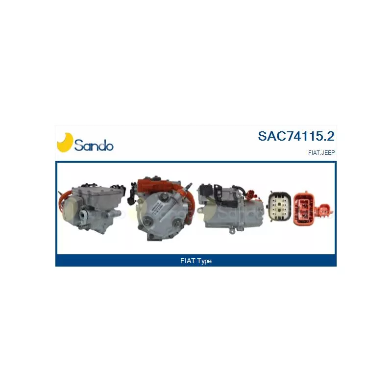 Compresseur, climatisation SANDO SAC74115.2