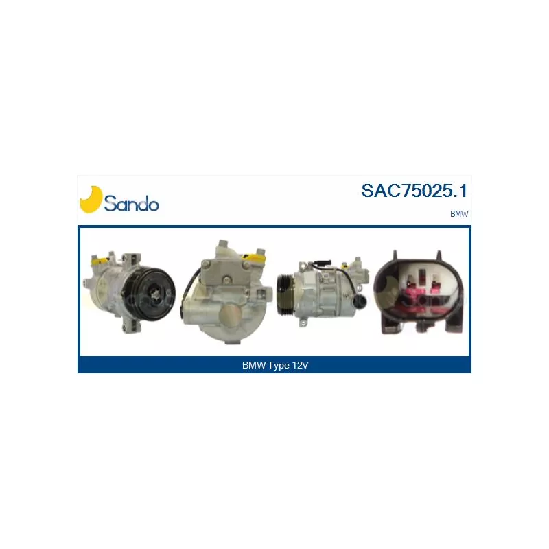 Compresseur, climatisation SANDO SAC75025.1