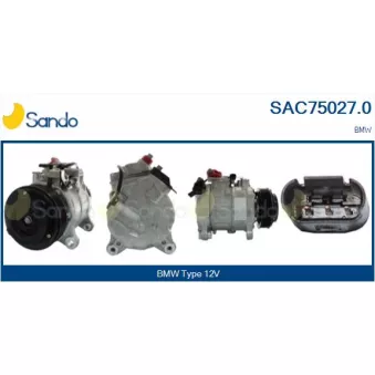 Compresseur, climatisation SANDO SAC75027.0