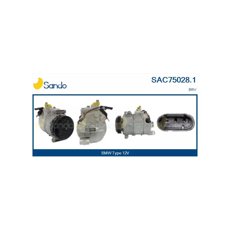 Compresseur, climatisation SANDO SAC75028.1