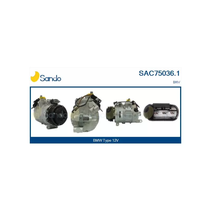 Compresseur, climatisation SANDO SAC75036.1