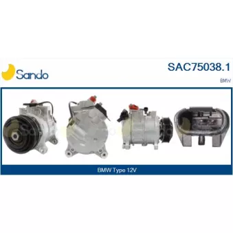 Compresseur, climatisation SANDO SAC75038.1