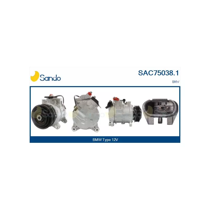 Compresseur, climatisation SANDO SAC75038.1