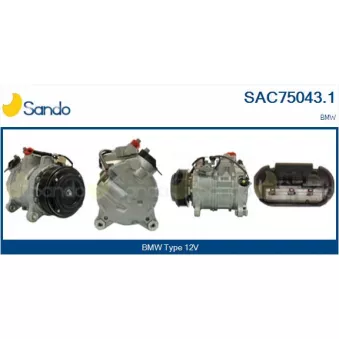 Compresseur, climatisation SANDO SAC75043.1