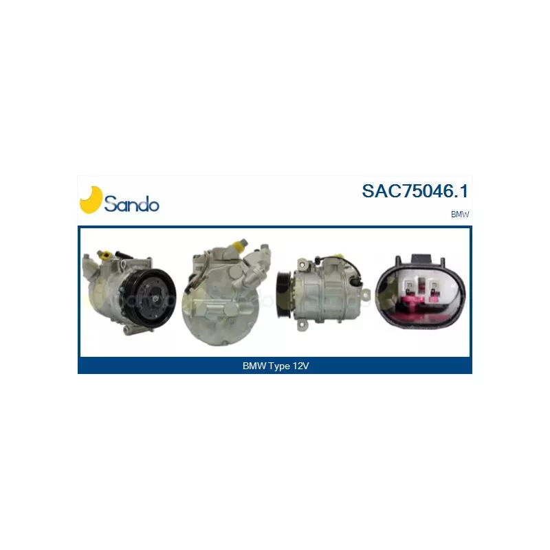 Compresseur, climatisation SANDO SAC75046.1