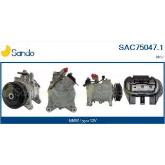 Compresseur, climatisation SANDO SAC75047.1