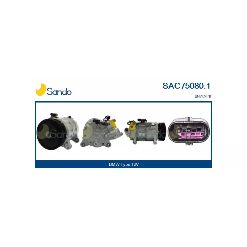 Compresseur, climatisation SANDO SAC75080.1