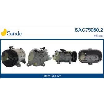 Compresseur, climatisation SANDO SAC75080.2