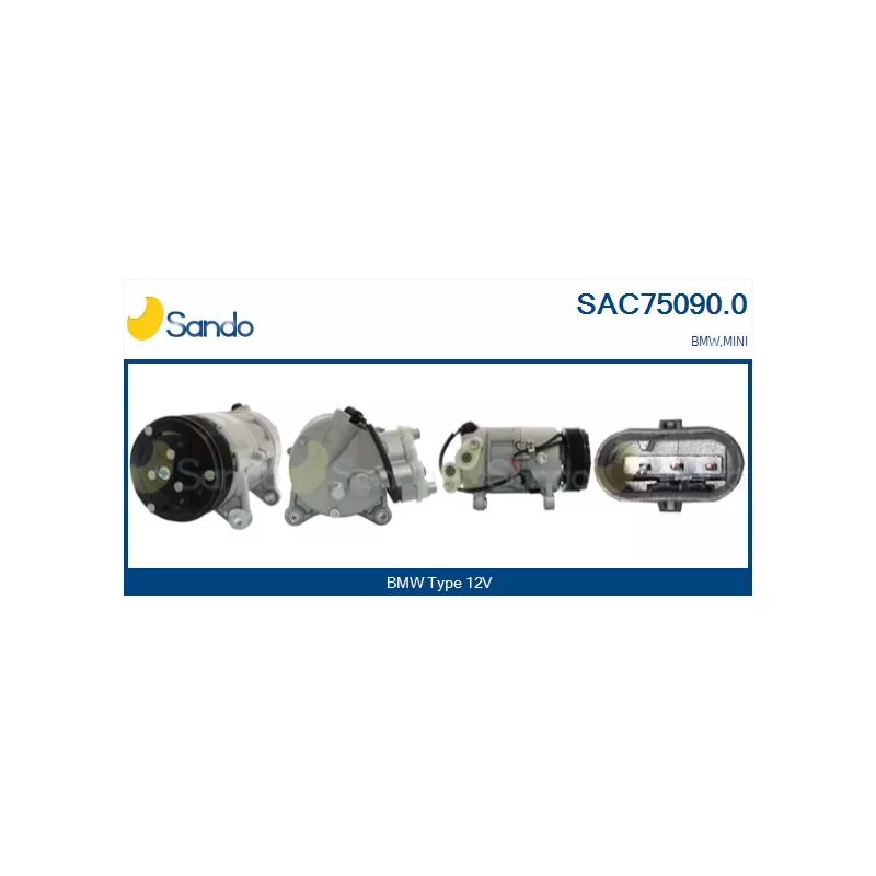Compresseur, climatisation SANDO SAC75090.0