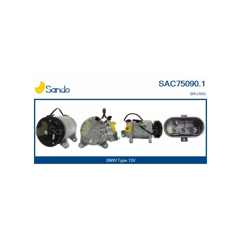 Compresseur, climatisation SANDO SAC75090.1