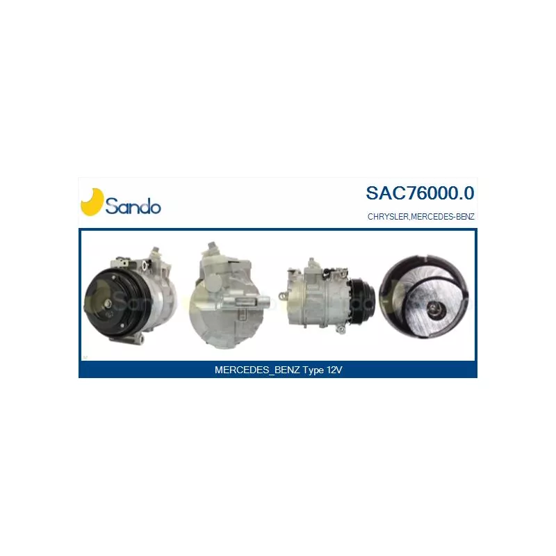 Compresseur, climatisation SANDO SAC76000.0
