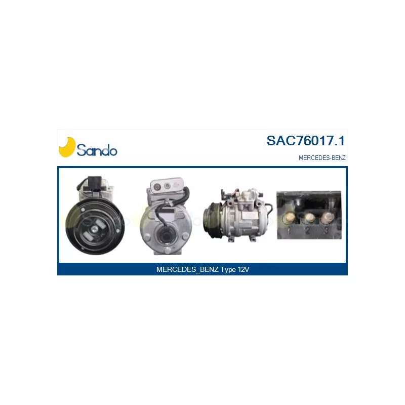 Compresseur, climatisation SANDO SAC76017.1